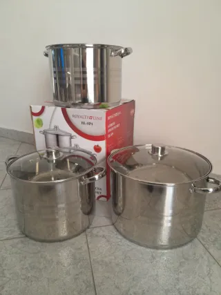 Set 5 Pentole Royalty Line NUOVO