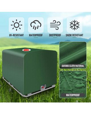 Funda verde para depósitos de 1000L