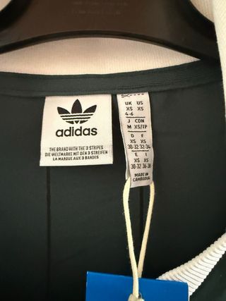 Vestido Adidas Verde Retro