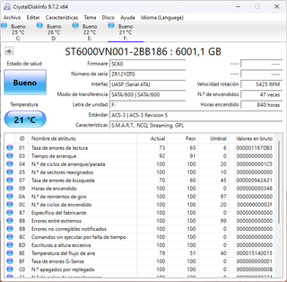 seagate ironwolf NAS 6tb x3