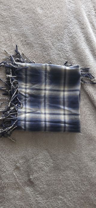 Pañuelo Ralph Lauren cuadros azul y blanco