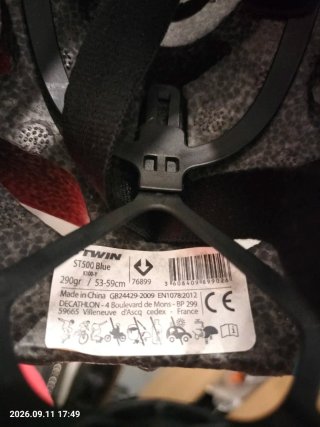 Casco de Bicicleta Azul