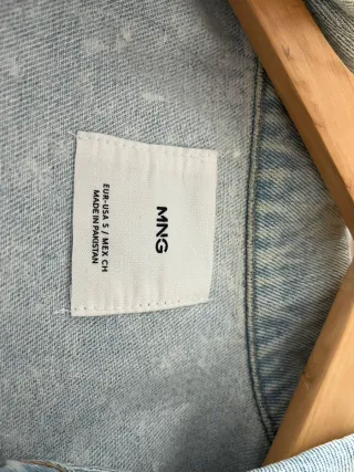 Chaqueta tejana oversize Mango Talla S