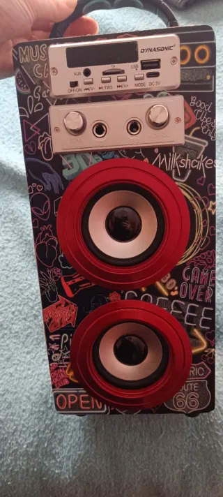 Altavoz Karaoke Dynasonic Bluetooth Portátil