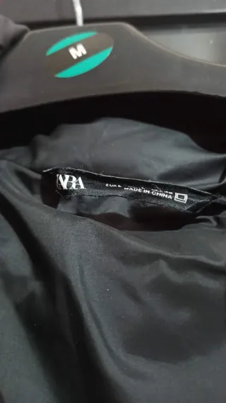 Anorak Zara Negro Talla L