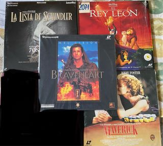 20 Películas Laser Disc Star Wars, Indiana Jon