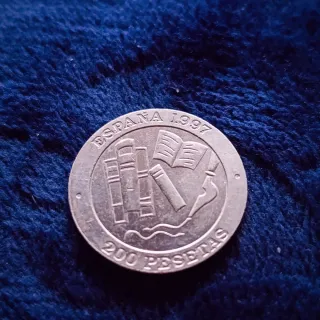 Monedas  200 pesetas 1986-87-92-93-96-97-98 España