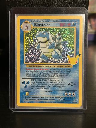 Carta Pokémon Blastoise 2/102 Holo