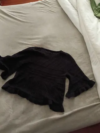 Jersey Mango Boho Negro Talla L