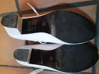 Zapatos Flamenco El Rocío Blancos Talla 41