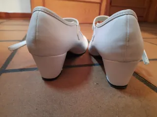 Zapatos Flamenco El Rocío Blancos Talla 41