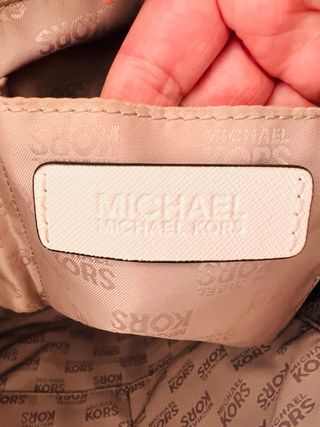 Bolso Michael Kors Piel Blanco ORIGINAL