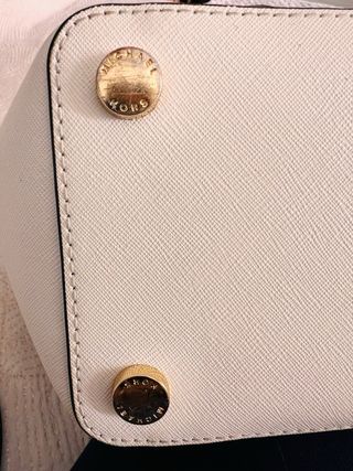 Bolso Michael Kors Piel Blanco ORIGINAL