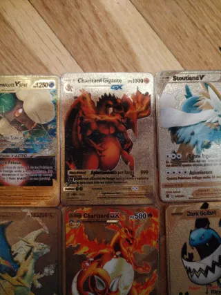 Cartas Pokémon Metal Edición Limitada