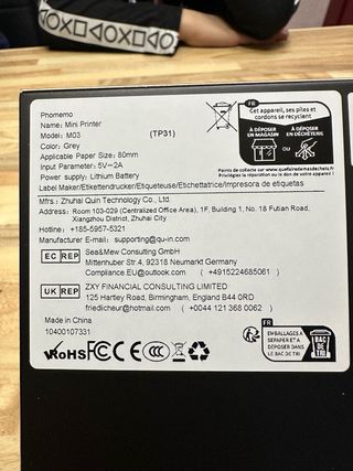 Stampante termica Phomemo TP31