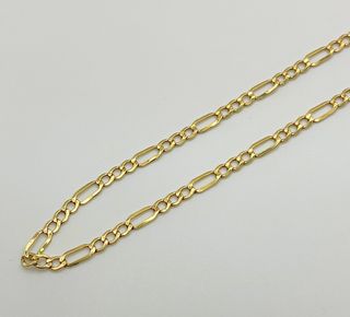 Cadena Figaro Oro 18k 8.34 gr.