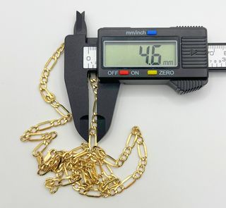Cadena Figaro Oro 18k 8.34 gr.