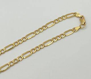 Cadena Figaro Oro 18k 8.34 gr.