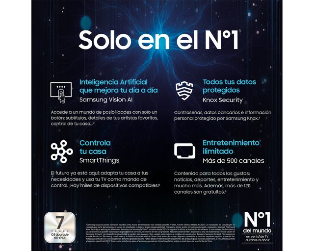 SMART TV SAMSUNG 65" CRYSTAL 4K BLUETOOTH NUEVO