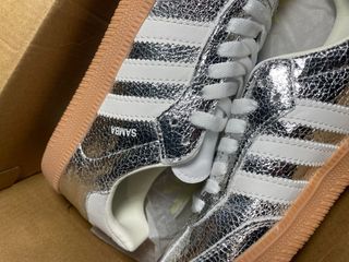 Adidas Sneakers – Samba OG Silver Metallic Cracke
