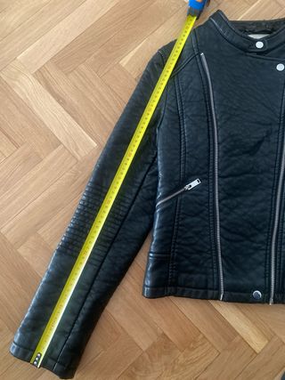 Cazadora cuero negra Springfield Talla L