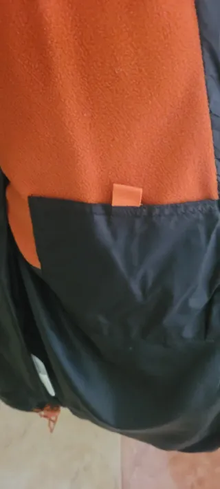 Abrigo Anorak Plumífero Hombre Polinesia Negro