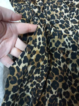 Vestido estampado animal print
