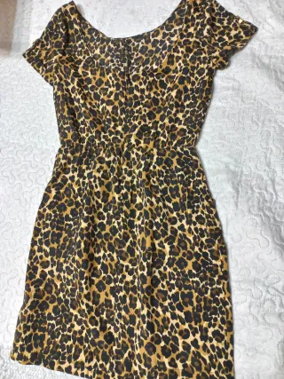 Vestido estampado animal print