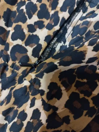 Vestido estampado animal print