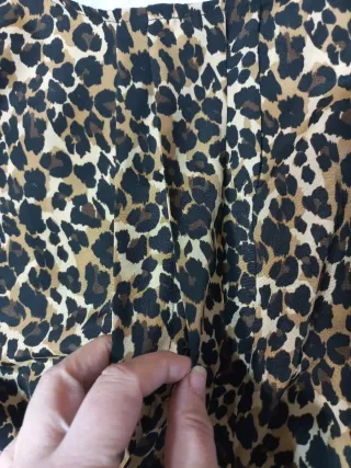 Vestido estampado animal print