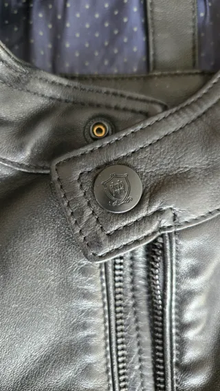 Cazadora Piel Massimo Dutti - Talla M - REESTRENO