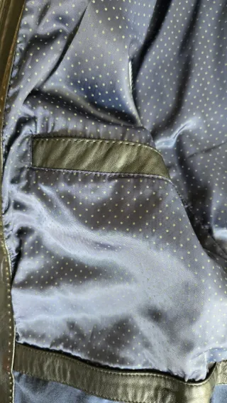 Cazadora Piel Massimo Dutti - Talla M - REESTRENO