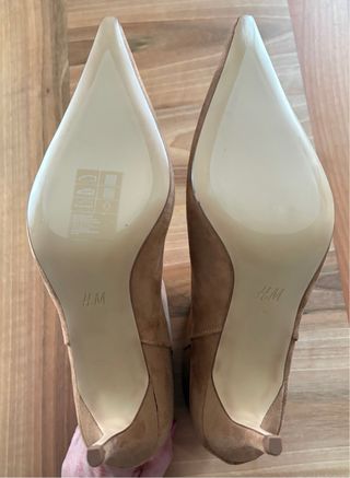 Stivaletti beige scuro effetto camoscio