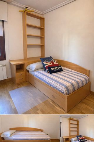 Dormitorio juvenil madera completo