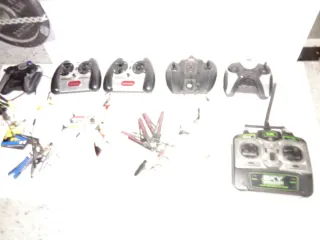 Conjunto Helicópteros RC y Mandos.