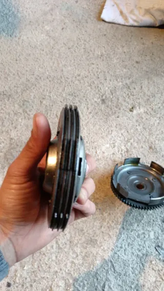 Campana con pacco frizione Vespa PK I dischi nuovi