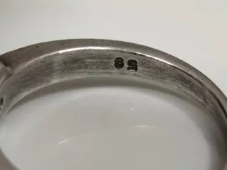 Anillo Plata Ley Talla 58