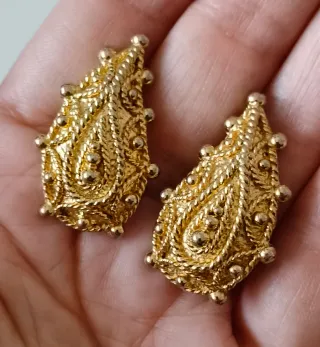 Pendientes clip Princesa Mimi di Niscemi Paisley