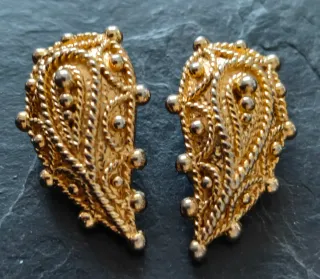 Pendientes clip Princesa Mimi di Niscemi Paisley