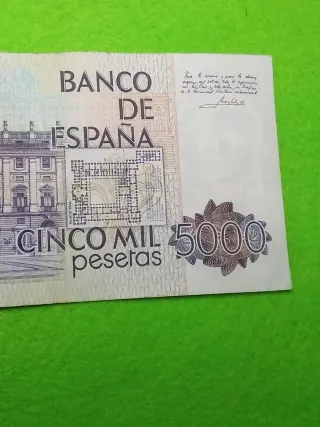 Billete 5000 pesetas Banco de España 1979 usado