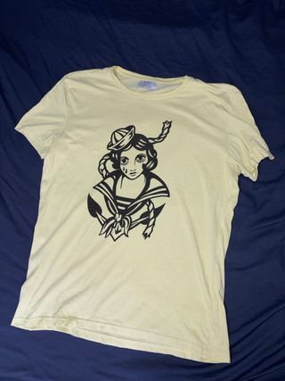 Camiseta marinera estampada