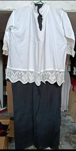 Sotana y roquete acólito grande