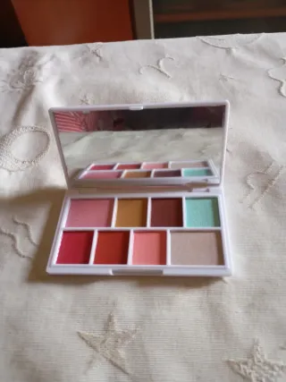 Paleta Sombras Chocolate Roja Blanca