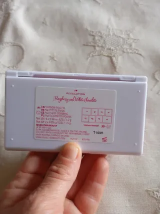 Paleta Sombras Chocolate Roja Blanca