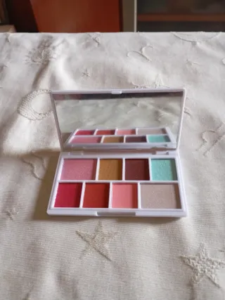 Paleta Sombras Chocolate Roja Blanca