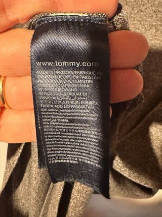 T-shirt Tommy Hilfiger Uomo Grigia XXL