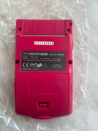Nintendo Game Boy Color Rosa