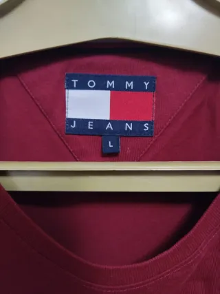 Camiseta Tommy Hilfiger Roja Talla L