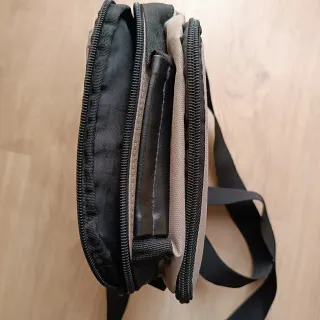 Bolso National Geographic Beige Negro Unisex