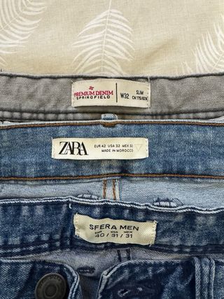 Lote 3 Vaqueros Hombre